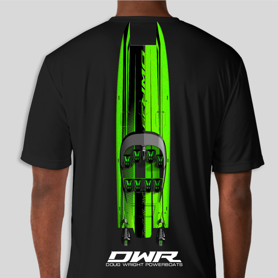 AOA Marine x Doug Wright Powerboats Performance Tee