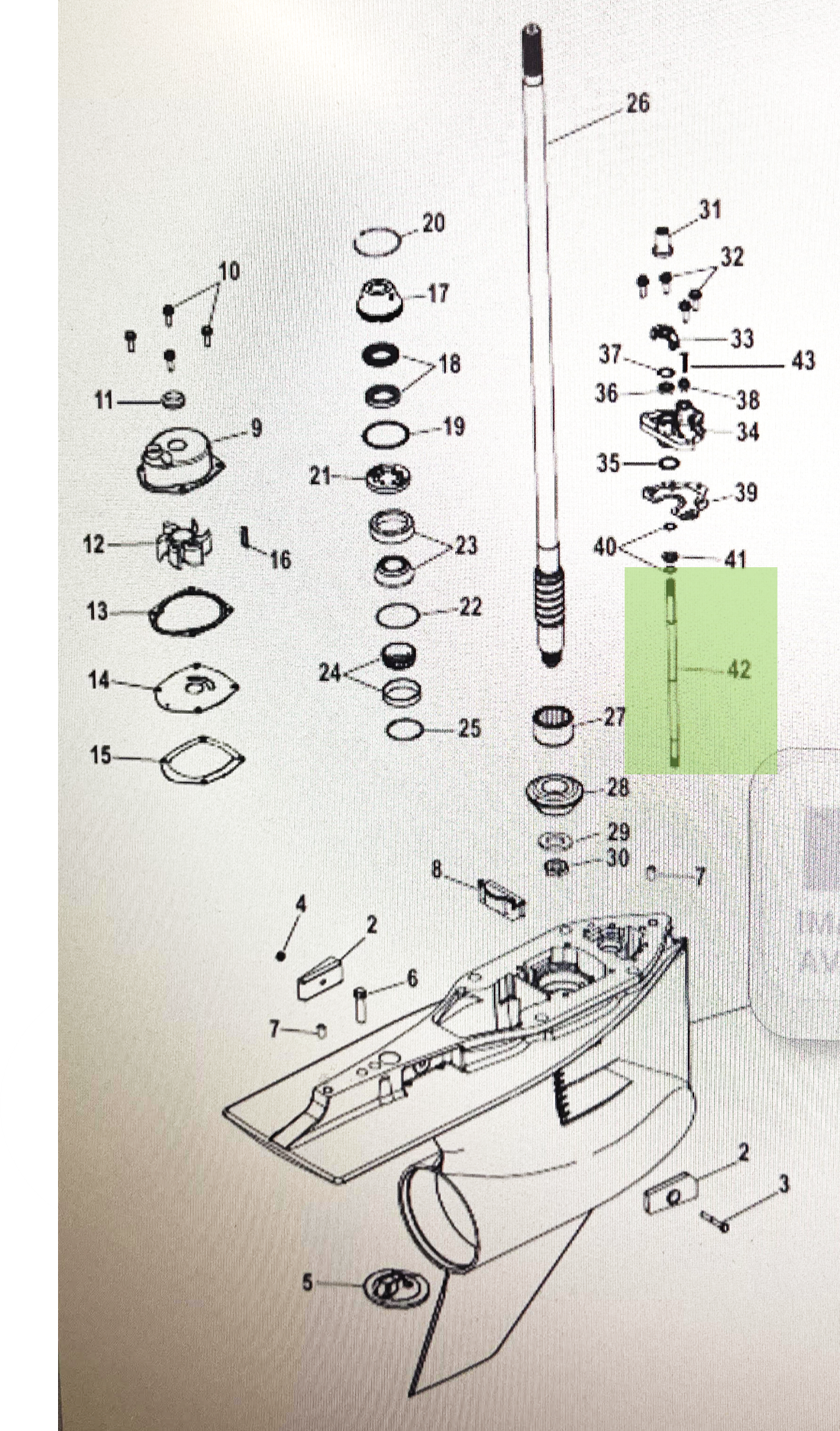 8M0046104 SHAFT-SHIFT