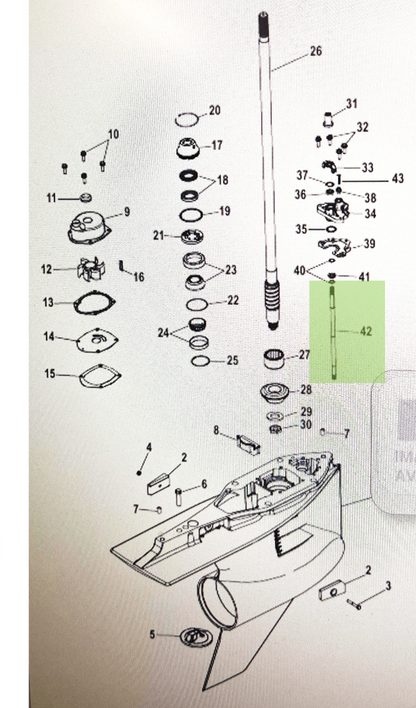8M0046104 SHAFT-SHIFT