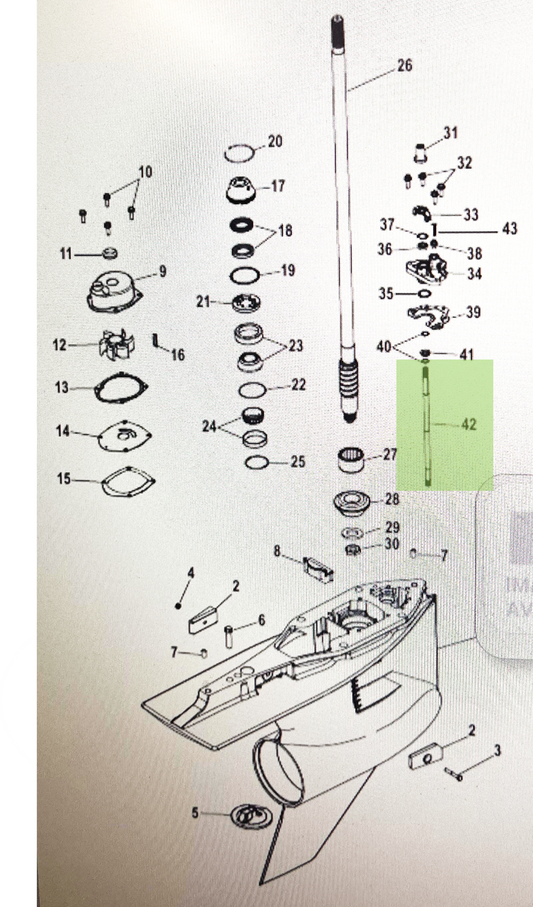 8M0046104 SHAFT-SHIFT