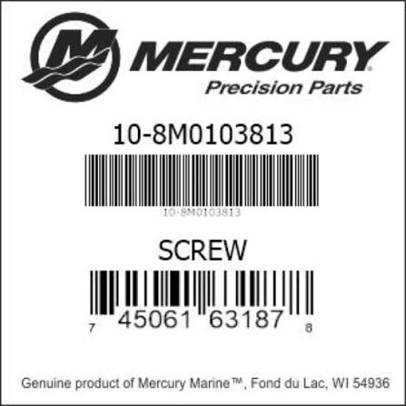 8M0103813 Screw M8 X 30, Hex Flange Head