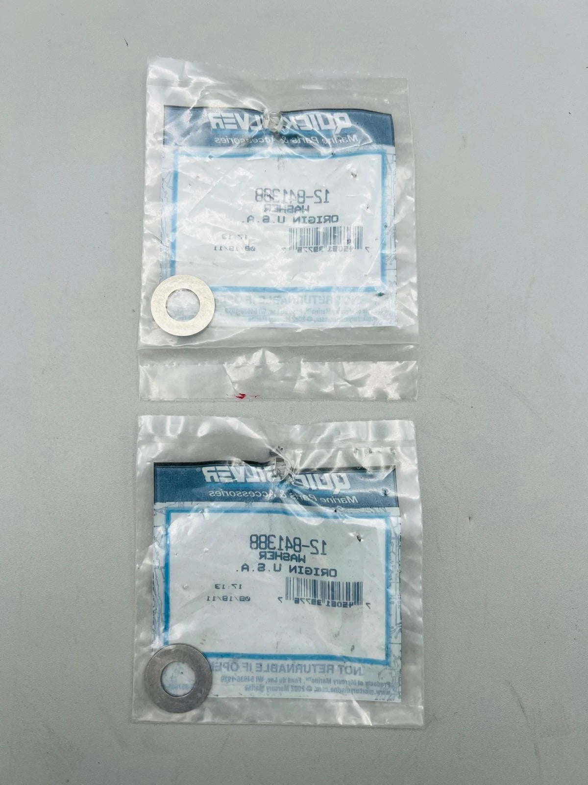 12-841388 Washer, .41 X .81 X .05, Stainless Steel