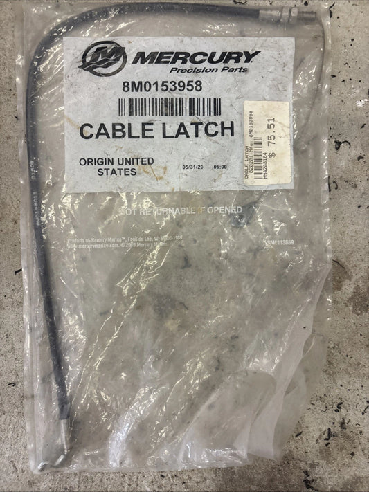 8M0153958 Cable Latch, Rear
