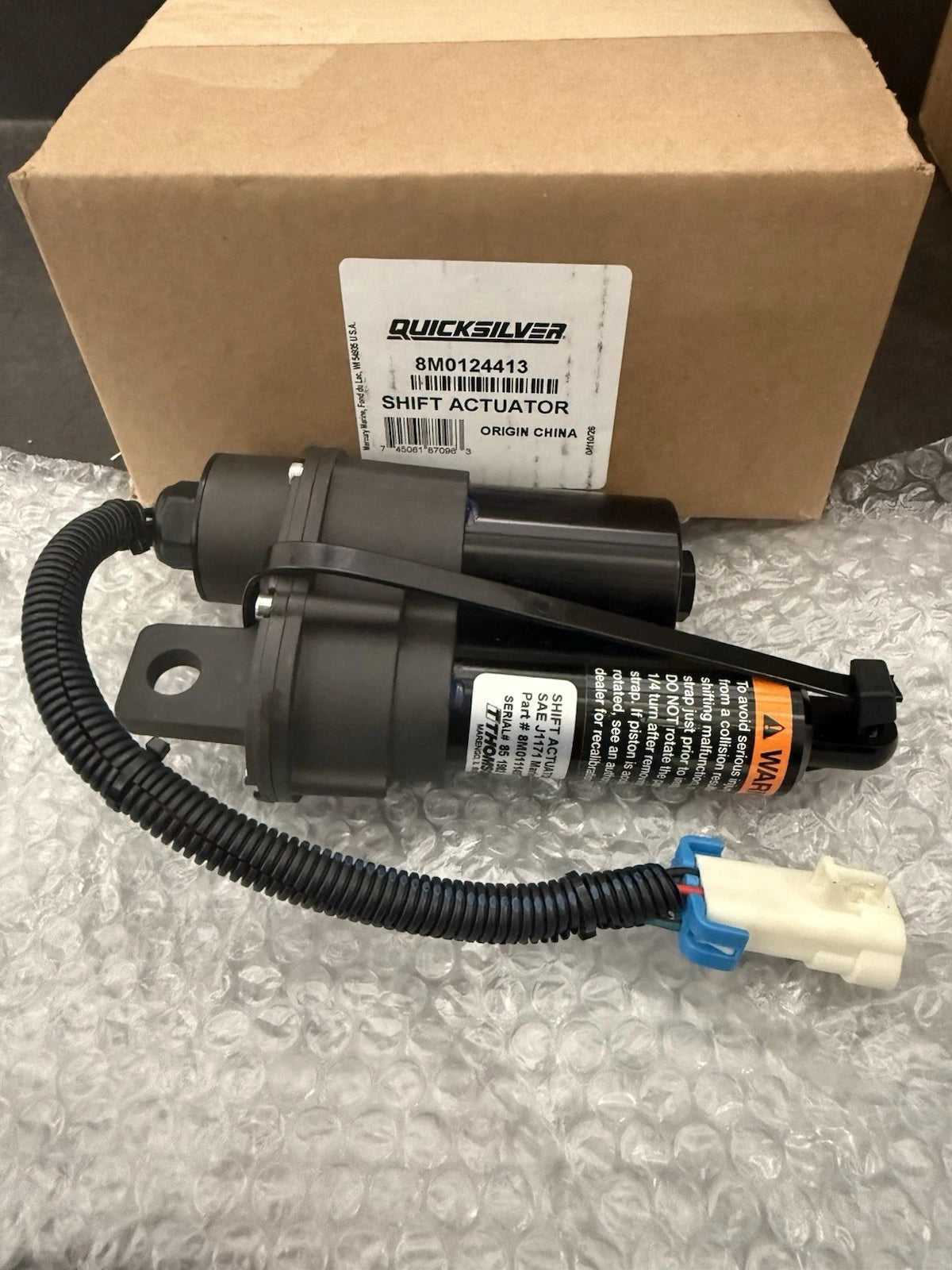 8M0124413 Quicksilver Shift Actuator for Select Mercury 135-400hp FourStroke and Verado Outboards