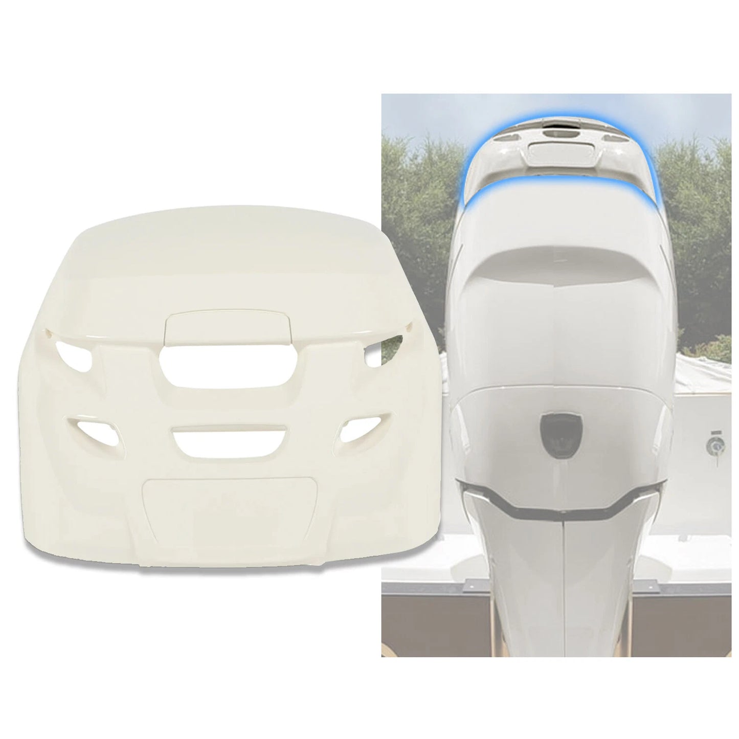 8M0090474 Air Dam Cap, Top Cowl