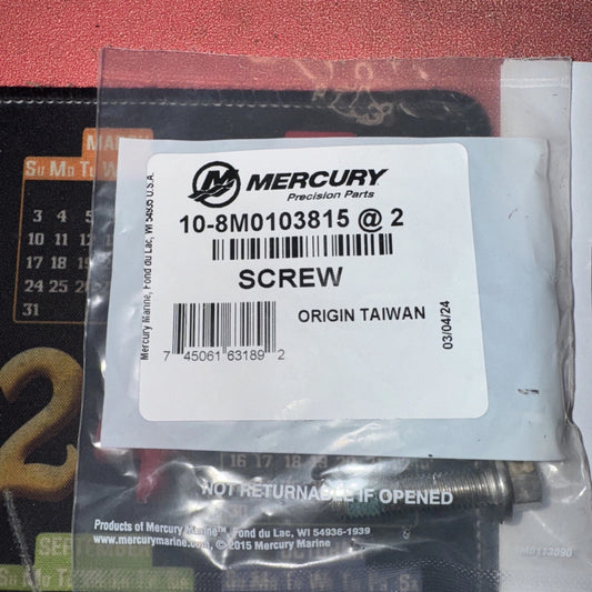 8M0103815 Screw, M8 X 40, Hex, Flange,